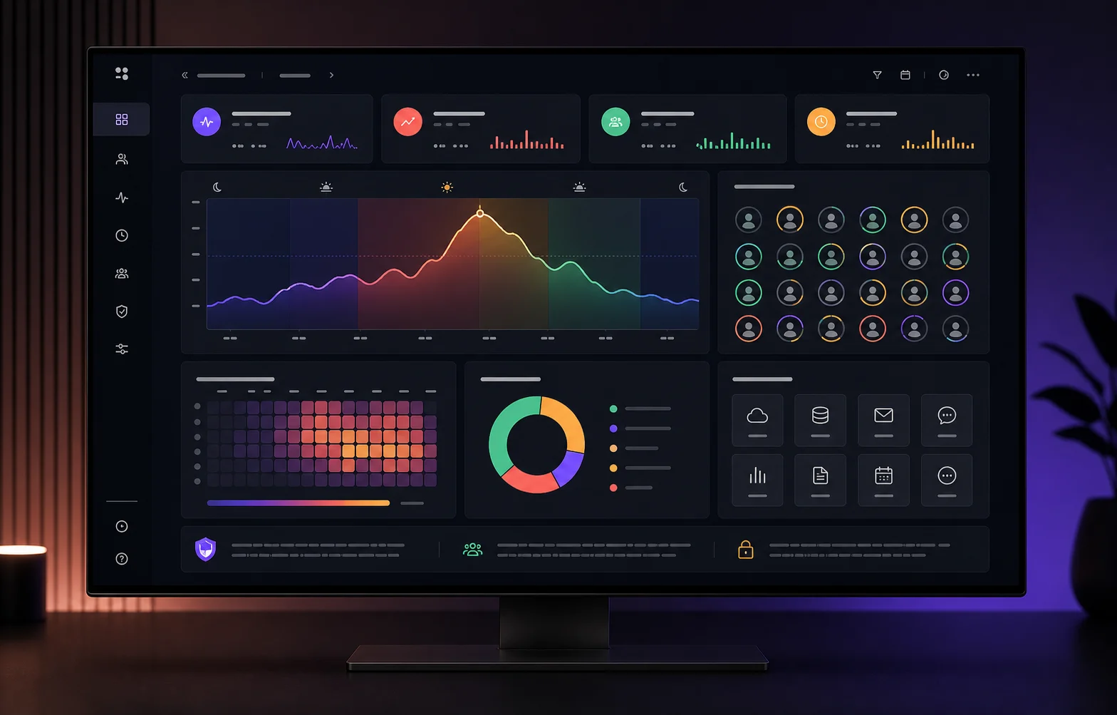 Концепт административной панели Mood App
